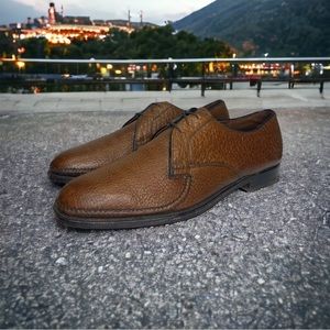 Hartt Canada Brown Water Bison Oxford Dress Shoes